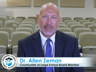 Watch Countywide At-Large School Board Member Dr. Allen Zeman share the importance of seeking mental health support when needed, emphasizing that prioritizing mental wellness is essential for academic success and overall well-being. 
To find out more about mental health resources available, visit browardschools.com/mentalhealth.
